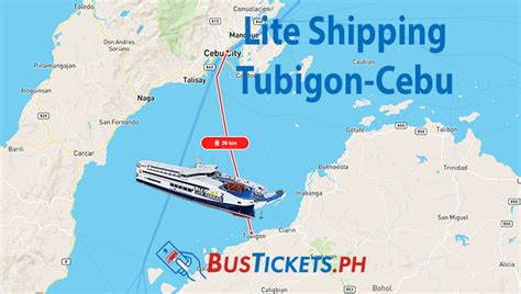 Ferries from Tubigon to Cebu from PHP 490 Aug 2024 .
